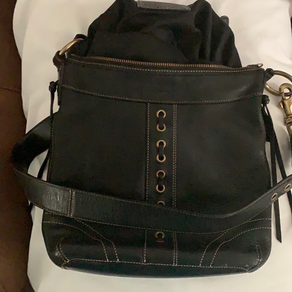 Black coach crossbody
